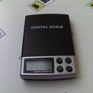 BS digitální přesná váha 1000 g s modrým LCD displejem (rozlišení 0,1 g)