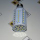 LED žárovka E27 230 V 15 W 60 LED pure white