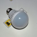 LED žárovka E27 230 V 7 W LED 5730 SMD pure white (6000 - 6500 K)