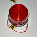 12 V LED bezpečnostní výstražné blikající světlo červené (15 LED)