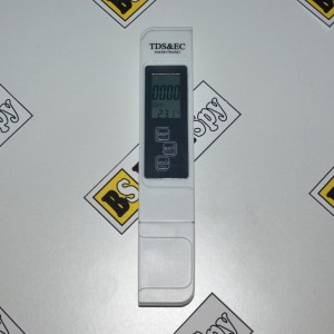 Digitální TDS a EC metr s teploměrem (0-9990 ppm) (0-9990 μS/cm)+kožené pouzdro