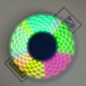 Fidget spinner s barevnými LED diodami 18 měnících se obrazců